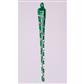 Icicle Twist Orn 10.5" Green