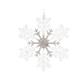 Snowflake Orn 13" Glittered