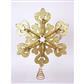 Snowflake Glitter Topper Gold