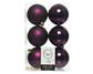 Shatterproof Ball 80mm x6 Roy Purple Ast