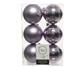 Shatterproof Ball 80mm x6 Frost Lilac Ast