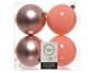 Shatterproof Ball 100mm x4 Candy Pnk Ast