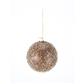 Textured Ball Orn. 4.5" Bronze