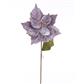 Poinsettia Stem 24" Dust Purple