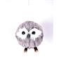 Arctic Owl Orn 5" GryWh
